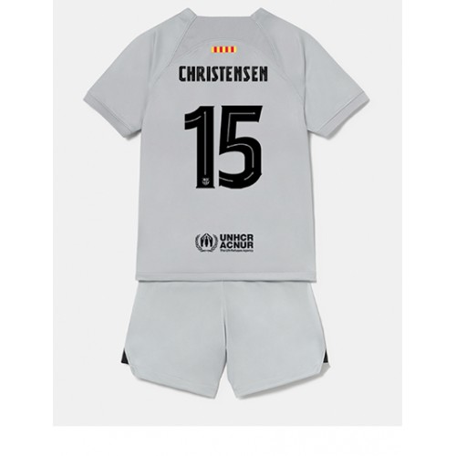 Barcelona Andreas Christensen #15 kläder Barn 2022-23 Tredje Tröja Kortärmad (+ korta byxor) Barcelona Andreas Christensen #15 kläder Barn 2022-23 Tredje Tröja Kortärmad (+ korta byxor)